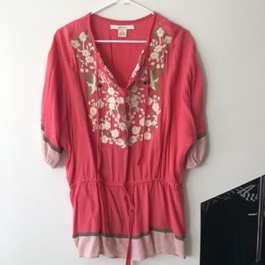 Ark &Co embroidered top